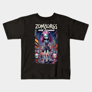 Zomborgs are Coming Kids T-Shirt